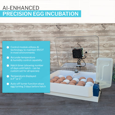 IncuView™ 3 Pro All-In-One Automatic Egg Incubator